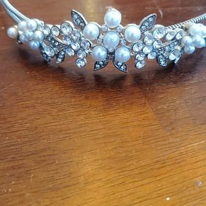 Wedding / Bridal Rhinestone and pearl head band